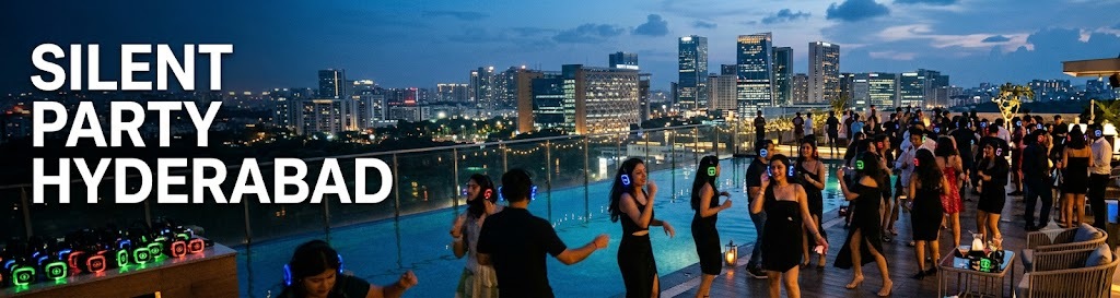Silent Party Headphones Hyderabad - Silent Disco Rental HITEC City & Jubilee Hills